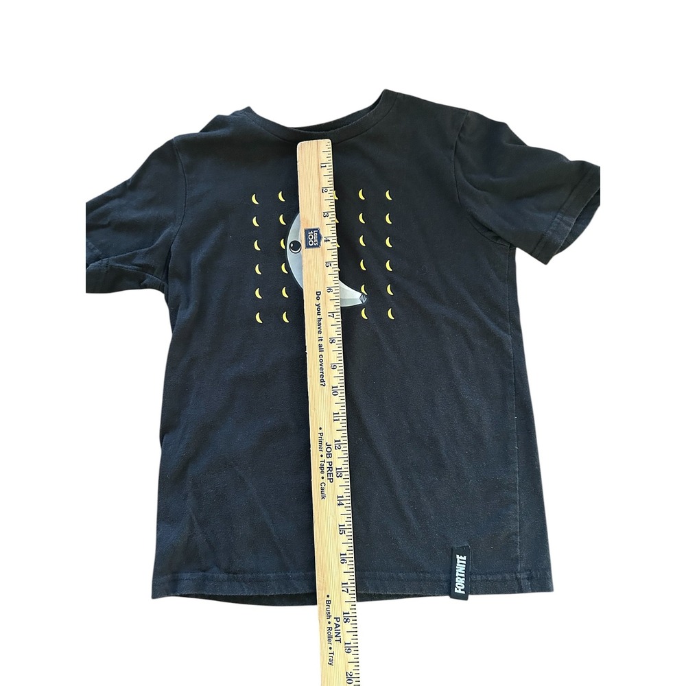 Fortnite Peely Banana Youth Medium Graphic T-Shirt Black Epic Games Boys Size 8 - Picture 6 of 6